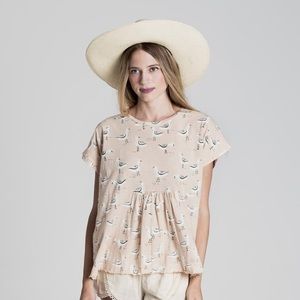 NWT Rylee + Cru Seagull Sadie Top